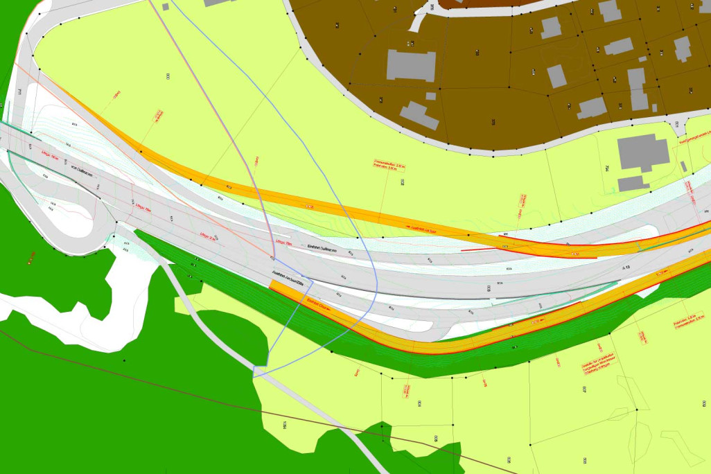 Projektentwicklung Autobahnanschluss Andeer