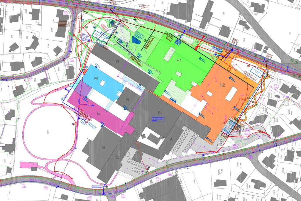 Situationsplan Kantonsspital Graubünden